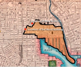 Baltimore map - 1905 copy